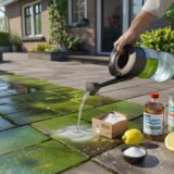 Glad terras en groene tegels : deze 4 keukenmiddelen pakken mos beter aan dan bleekwater